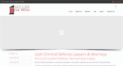 Desktop Screenshot of millerlawofficeut.com
